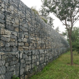 PVC Coated Gabion Wall For Stones