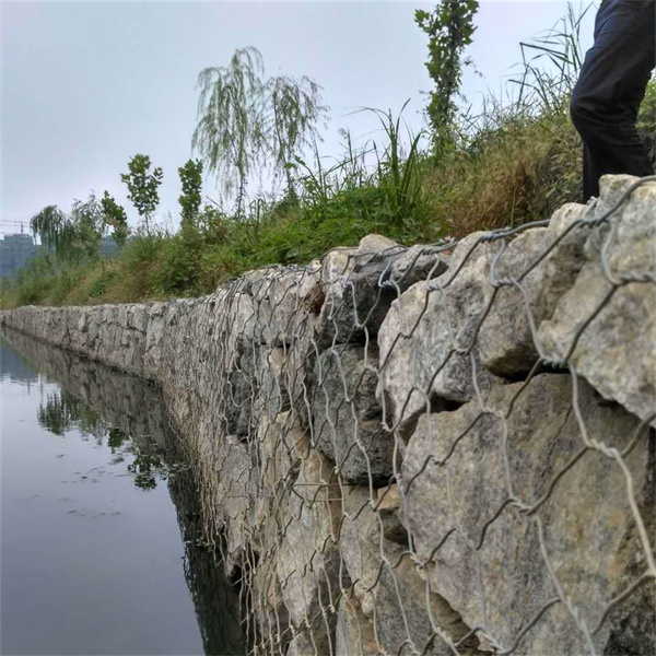 2-Hot dipped galvanized river protection stone gabion box cage 80x100 (2)