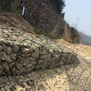 Landscaping Pvc Gabion Box Rock Gabion Wall Barrier Flood Control