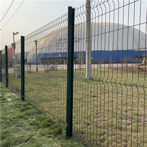 curved welded wire mesh 3d fence price galvanized fence wire mesh