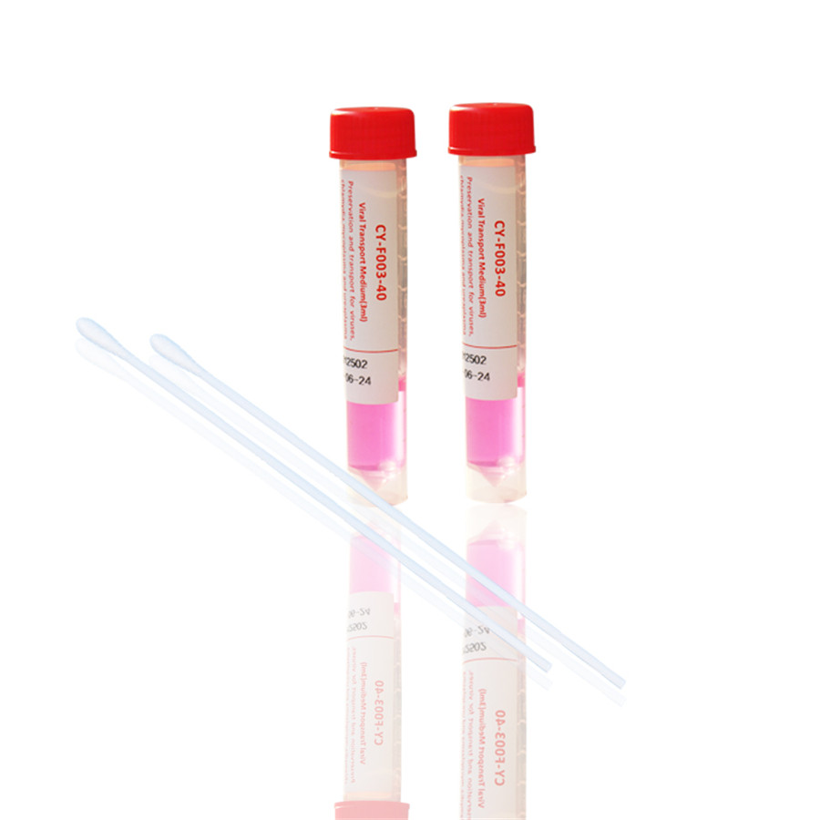 Personlized Products Sterile Cotton Applicator - Viral Transport Medium Sample Collection Tube – Huachenyang