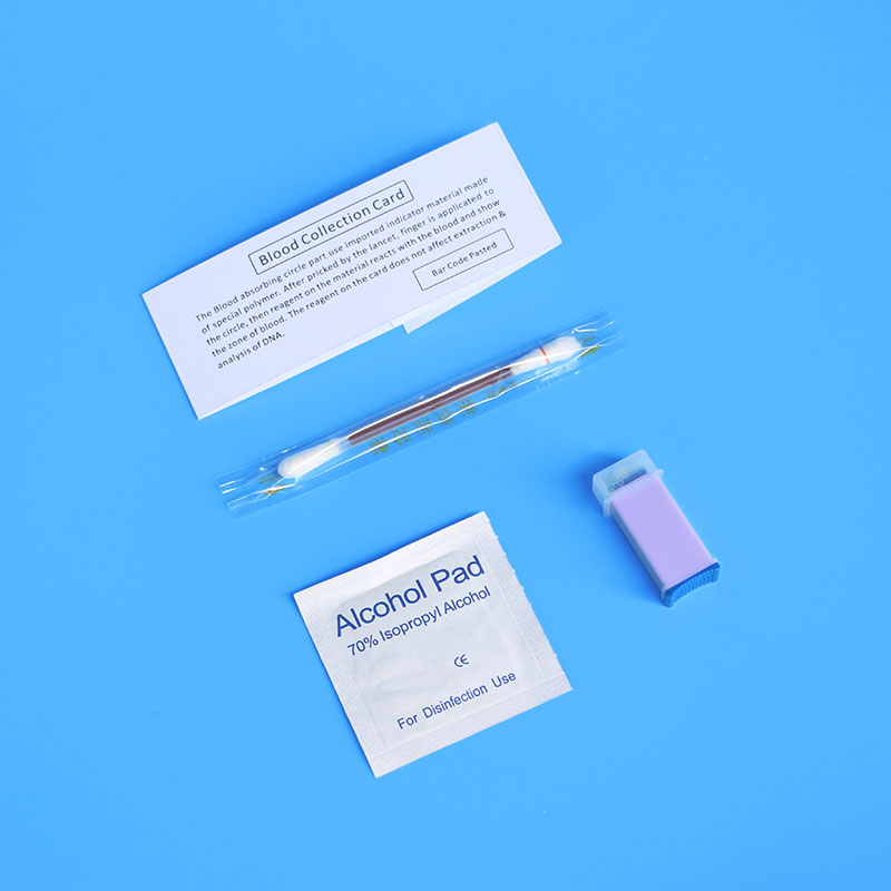 China New Product Dna Test Saliva Kit – Biological sample collection card DNA collection saliva collection blood testing disposable sample collection card – Huachenyang detail pictures