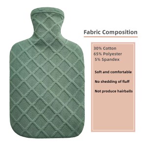 2000ml rubber Hot Water Bottle With Cover