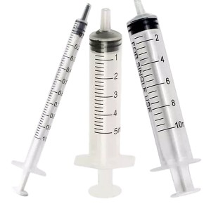 Disposable normal type 1cc 2cc injection syringe