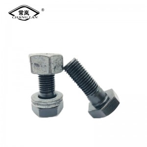 Hexagon head bolts with hexagon nut for steel structures DIN7990