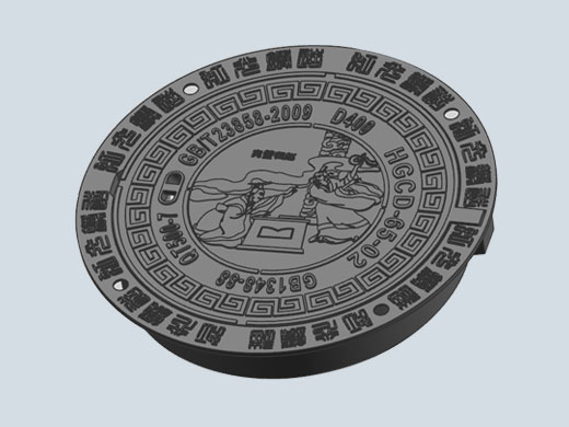 DI Manhole Covers clear opening dia 650mm with culture story