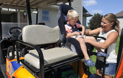 Ways to Keep Kids and Families Safe in Golf Carts