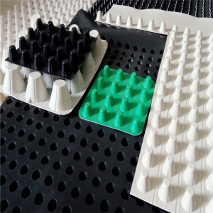 HDPE dimple drainage board drain sheet for roof waterproofing landscaping