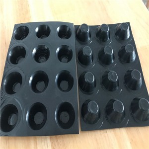 HDPE dimple drainage board drain sheet for roof waterproofing landscaping