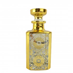 Hot stamping 150ML refillable perfume bottle in large capacity for display