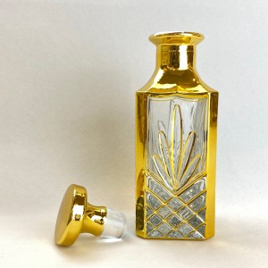 Hotstamping 150ML refillable perfume bottle in large capacity for display