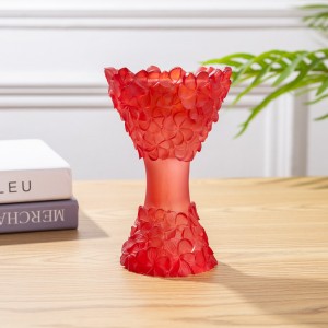 Cheap Modern Designed high Quality Tulip Glass Incense Burner Crafts For Home And Office manufacturer wholesale OEM ODM