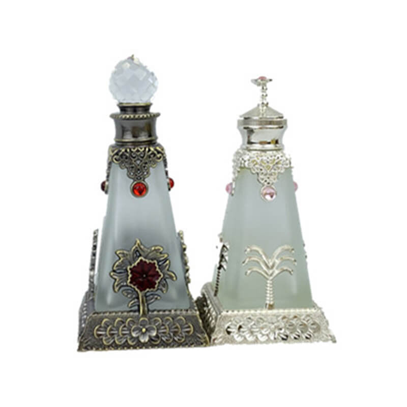 30ml arabic metal perfume bottle parfum oil bottles with dropper top
