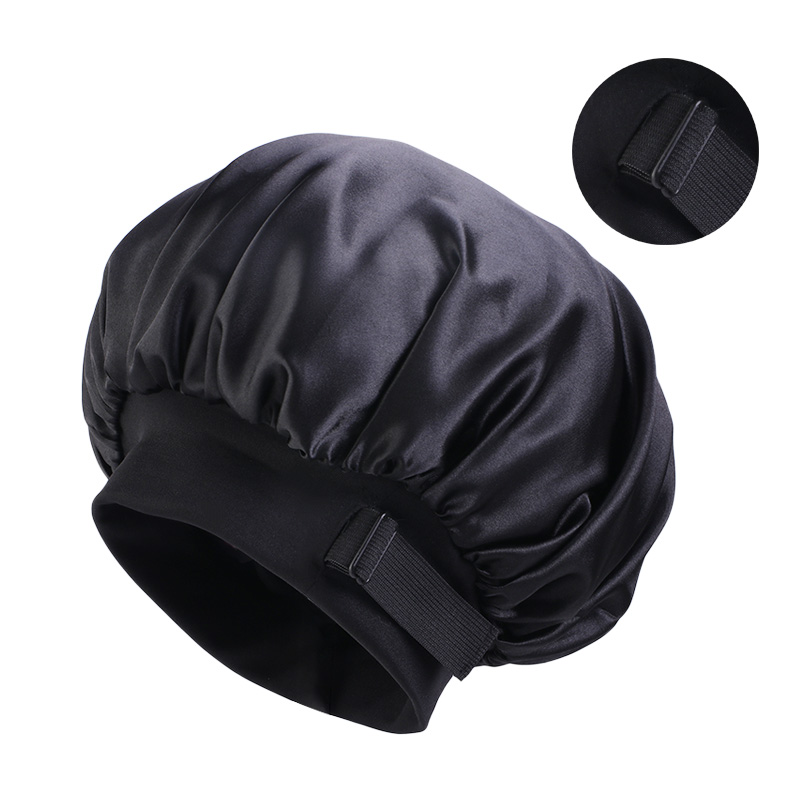 Curly Sisters Double Layered Satin Bonnet with Tie-Knot, Women's
