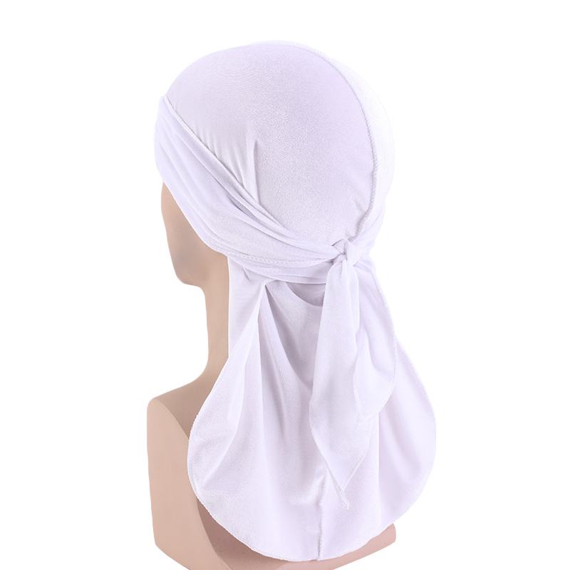 TJM-05B1 Velvet durag do rag head wrap  headwrap