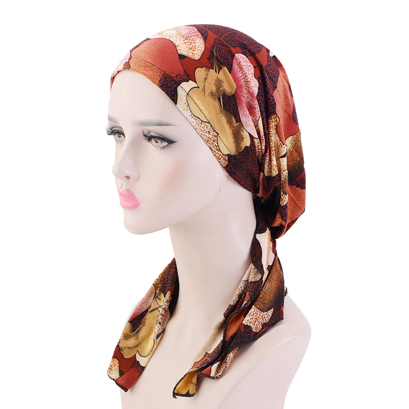 JDT-217B Pre-tied head wrap headscarf women headwear