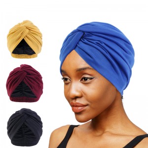 Best kids turban Suppliers –  JD-1104T Satin lined twist turban headwrap – GATHERTOP