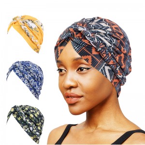 Best turban headscarf Supplier –  Braided turban head wrap headwrap african printing JD-1103-1T – GATHERTOP