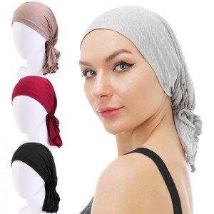 Best head wrap arab Suppliers –  TJM-463 Pre-tie cotton headwrap headscarf – GATHERTOP