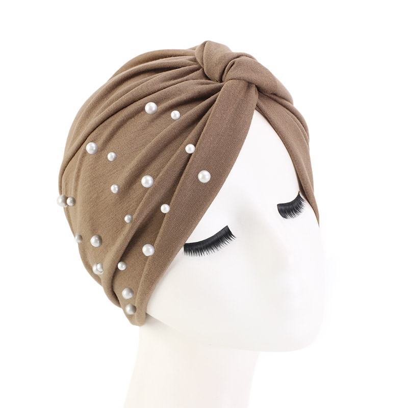 Beaded turban head wrap TJM-163A