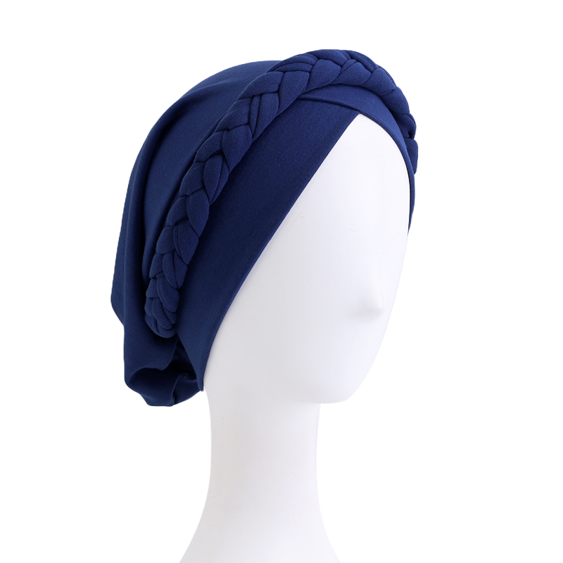 Braid turban cap pre-tied head wrap headscarf  JD-1603T