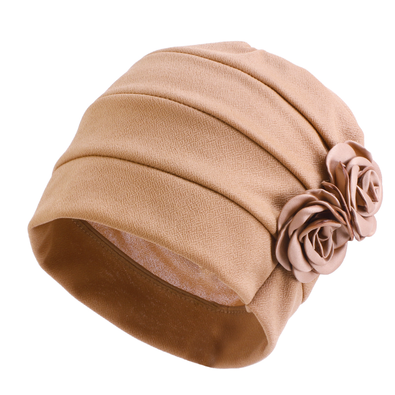 Cloche cap with flower decoration TJM-241B