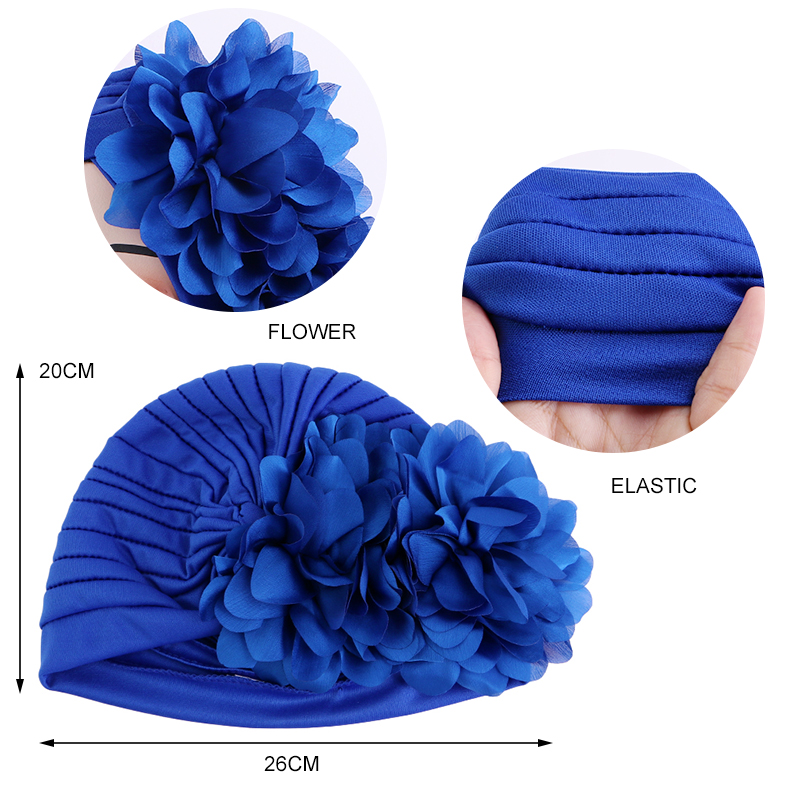 Flower turban size