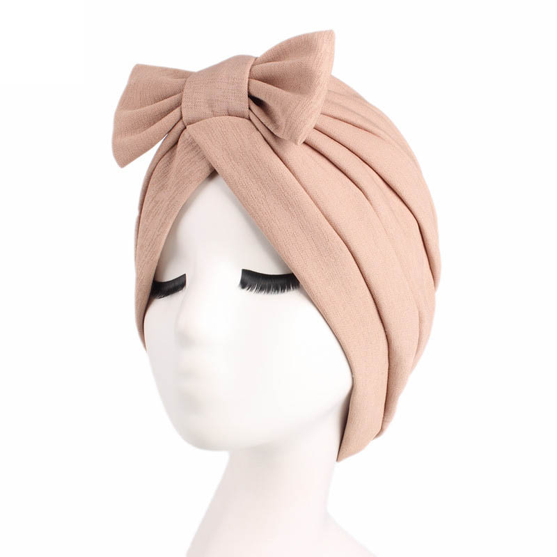TJM-292 Muslim bowknot turban head wrap