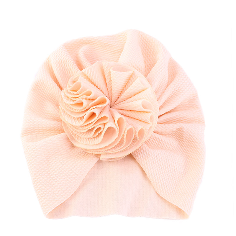 Wholesale High Quality turban chemo Factory –  Kids flower turban headband baby beanie K-01A – GATHERTOP