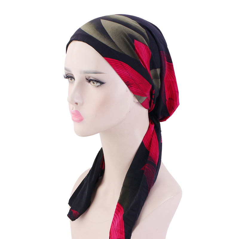 JDT-217B Pre-tied head wrap headscarf women headwear