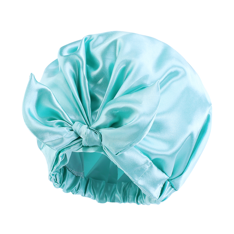 Reusable shower cap with tied band JD-1302B