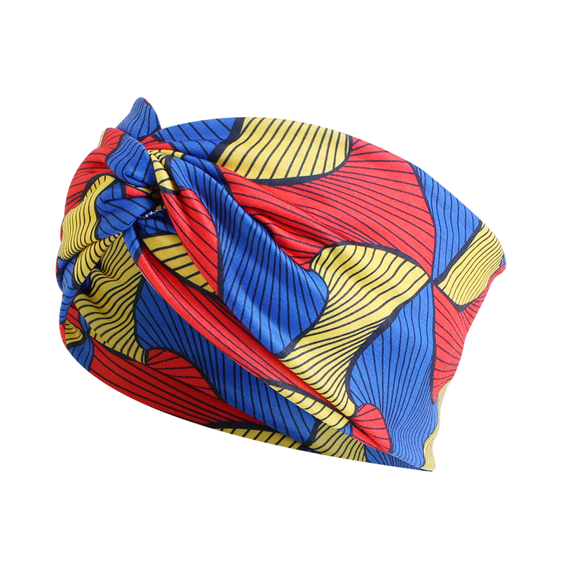 African pattern twist turban headband JD-1103F