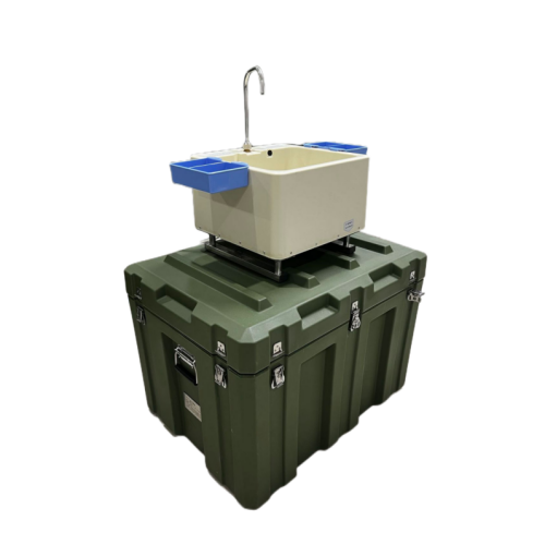 Fast delivery Mobile Medical Center - Portable Tabletop Model Hand Washing Sink Device with Two Water Badders –