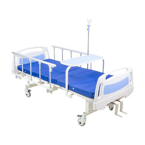 Discountable price Manual Icu Bed - Single or Double or Three Cranks Hospital Bed for Baby or Child Use with Side Railings –