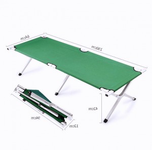 YZ11 Military Type Folding Cots Aluminum Portable Camp Cot Bed
