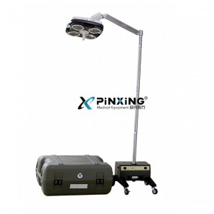 Folding Shadowless Operating Lamp LED or Halogen Lamp with Backup Battery on Casters