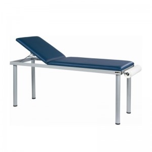 Metal Frame Backrest Adjustable Hospital Medical Examination Couch with Pillow or Hole