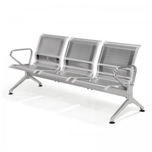 Hot New Products Tranfer Trolley - 2-4 Seats Stainless Steel or Metal Plating Bench Seat Office Waiting Room Furniture –