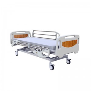 Wholesale Dealers of Icu Rotating Bed - Multifunction Electric Backrest Legrest Hi-low Adjustable Vertical Lift Hospital Bed on Casters –