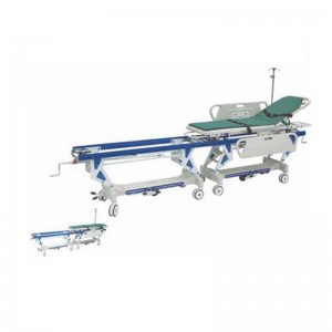 Hi-Low Adjustable Manual Transfer Stretcher Trolley for ICU Room or Operating Room Use