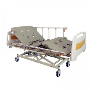 Factory Cheap Hot Medical Patient Bed - 2 Or 3 Function Electric Fowler Bed with Aluminum Side Rail and PP Platform –