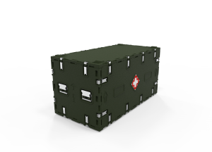 Multifunction LEGO-Style Military Supply Trunk/Medical Device Cases