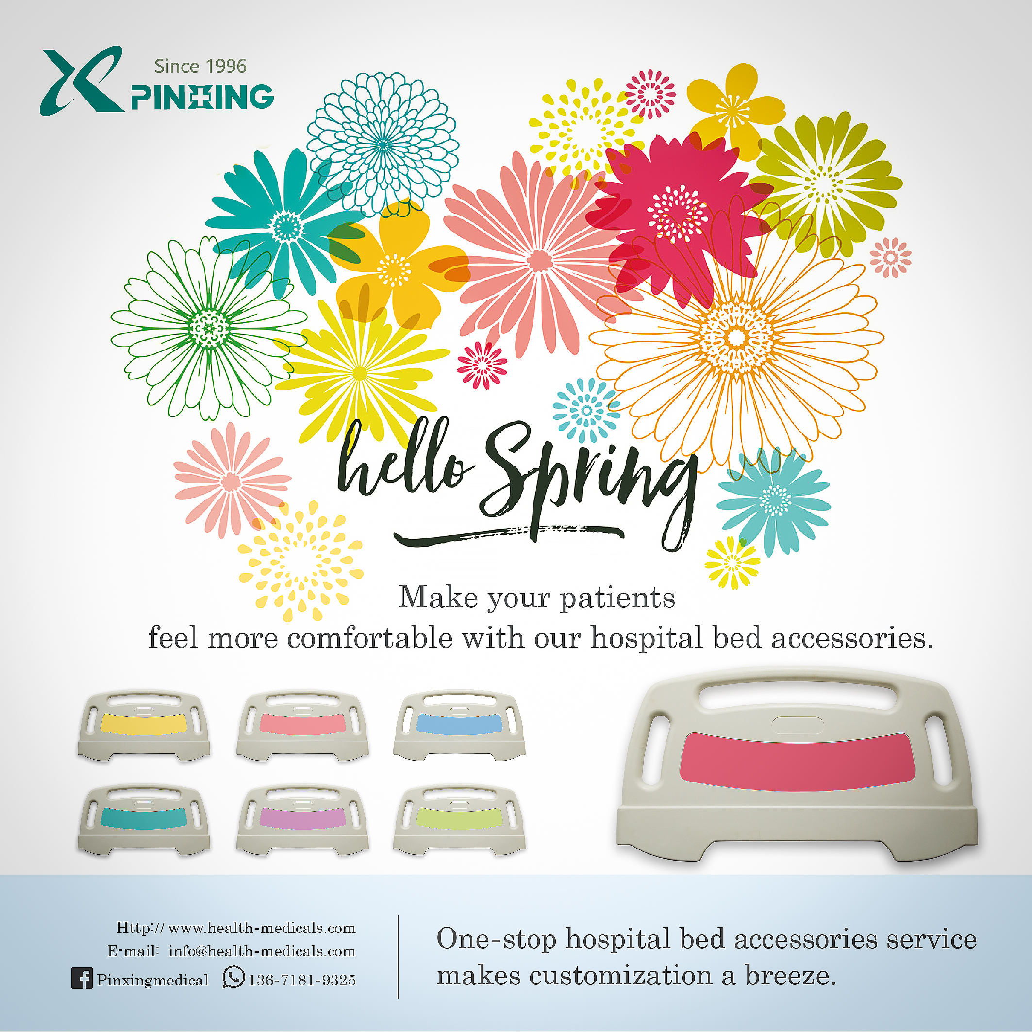 Personalize your hospital beds with our selection of high-quality accessories