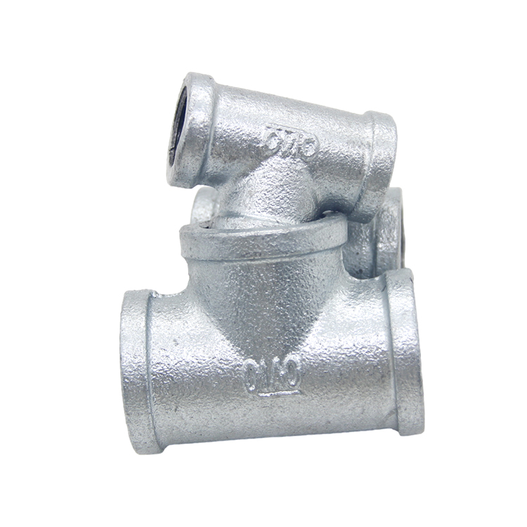 90 Degree Female Tee in Malleable Iron Pipe Fittings in Beaded or Banded with 1\2 Inch Used for Madia Connection