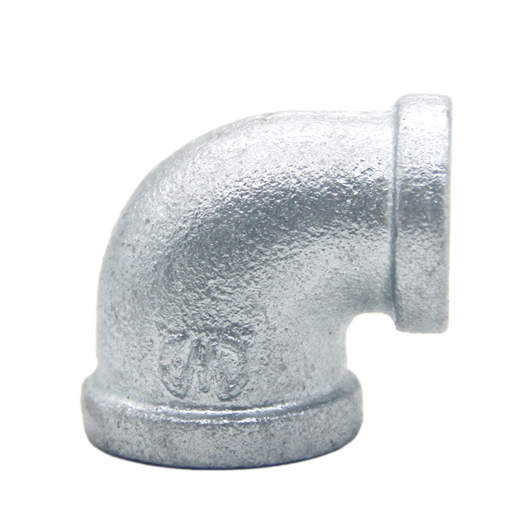Elbows Female Galvanized Iron Pipe Fittings with a Reducing Shape 90 Degree in Banded Use for Water and Gas Supply