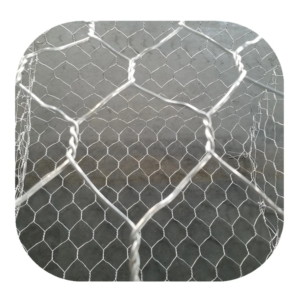 cajas hexagonales galvanizadas sumergidas calientes de la piedra de la malla de alambre de Gabion 2x1x1 para la jaula de la pared de la cerca