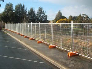 Prenosný dočasný plot z pozinkovaného železa pre austrálske aktivity