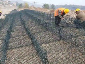 Used to Prevent Rock Breakage, Hexagonal Heavy Galvanized Twisted Twisted Pair Gabion