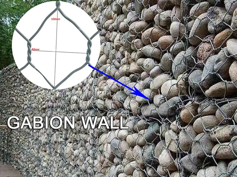 High-Strength Slope Protection hexagonal Gabion Net,gabion basket,gabion box Featured Image