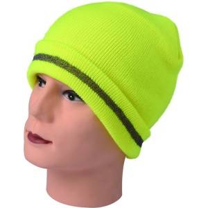 892:neon knitted hat,fold knitted hat